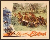 4k425 OBJECTIVE BURMA LC '45 Errol Flynn goes over plans with men in the field!