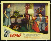 4k450 PITFALL LC #4 '48 Jane Wyman & Dick Powel with dead guy on floor with gunl