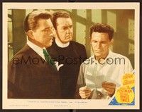 4k455 POSTMAN ALWAYS RINGS TWICE LC #2 '46 close up of condemned John Garfield in jail cell!