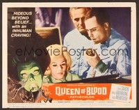 4k473 QUEEN OF BLOOD LC #8 '66 close up of John Saxon holding microphone by Judi Meredith!