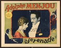 4k500 SERENADE LC '27 close 2-shot of composer Adolphe Menjou & pretty wife Kathryn Carver!