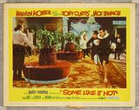 4k508 SOME LIKE IT HOT LC #2 '59 Tony Curtis & Jack Lemmon in drag running from bad guys!