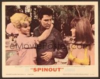 4k512 SPINOUT LC #3 '66 Elvis Presley between sexy Diane McBrain & Shelley Fabares by pool!