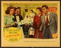4k530 TALK OF THE TOWN LC '42 Jean Arthur by Ronald Colman, who is ready to shoot to kill!