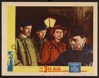 4k540 THIRD MAN LC #4 '49 close up of Trevor Howard & Alida Valli by troubled Joseph Cotten!