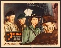 4k539 THIRD MAN LC #1 R56 close up of Trevor Howard & Alida Valli by troubled Joseph Cotten!