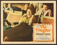4k546 TINGLER LC #7 '59 William Castle, great close up of terrified girl in audience screaming!