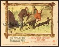 4k554 TRAIL OF THE LONESOME PINE LC #3 R49 close up of Fred MacMurray knocking out Henry Fonda!