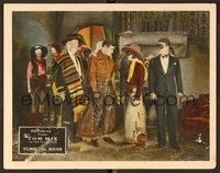 4k559 TUMBLING RIVER LC '27 great image of Tom Mix at costume ball with pirates & cowgirls!