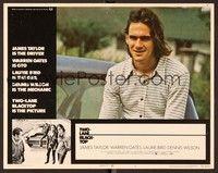 4k562 TWO-LANE BLACKTOP LC #5 '71 close up of James Taylor as The Driver sitting on car!