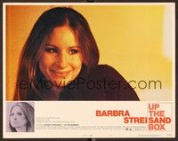 4k565 UP THE SANDBOX LC #5 '73 close up of Barbra Streisand with strange creepy border art!