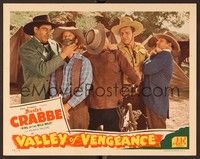 4k568 VALLEY OF VENGEANCE LC '44 Buster Crabbe is distracted while Fuzzy gets choked!