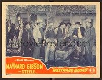 4k577 WESTWARD BOUND LC '43 cowgirl Betty Miles with townspeople facing down bad guys!