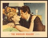 4k579 WHEELER DEALERS LC #7 '63 romantic close up of con man James Garner & sexy Lee Remick!