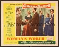 4k593 WOMAN'S WORLD LC #2 '54 June Allyson, Van Heflin, Lauren Bacall, Fred MacMurray, Cornel Wilde