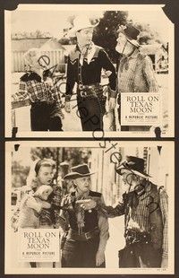 4m709 ROLL ON TEXAS MOON 2 LCs R52 Roy Rogers, Dale Evans & Gabby Hayes!