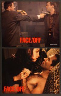 4m125 FACE/OFF 8 color 11x14 stills '97 John Travolta and Nicholas Cage switch faces, John Woo!