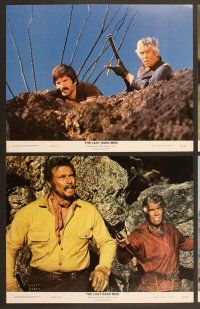 4m212 LAST HARD MEN 8 color 11x14 stills '76 Charlton Heston, James Coburn & Barbara Hershey!