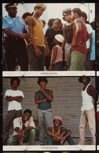 4m544 TOGETHER BROTHERS 6 color 11x14 stills '74 shot down in the ghetto, Ahmad Nurradin!