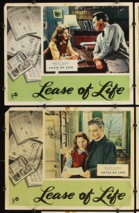 4m521 LEASE OF LIFE 6 English LCs '54 directed by Charles Frend, parson Robert Donat!