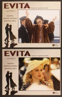 4m122 EVITA 8 German LCs '96 Madonna as Eva Peron, Antonio Banderas, Alan Parker, Oliver Stone!