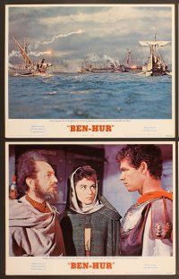 4m053 BEN-HUR 8 LCs R69 Charlton Heston, William Wyler classic religious epic!