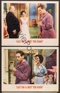 4m648 CAT ON A HOT TIN ROOF 3 LCs R66 Elizabeth Taylor as Maggie the Cat, Paul Newman!