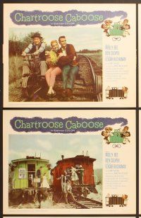 4m492 CHARTROOSE CABOOSE 6 LCs '60 Edgar Buchanan, Molly Bee, Ben Cooper, Silm Pickens!