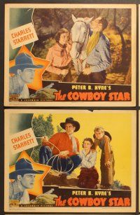 4m495 COWBOY STAR 6 LCs '36 Charles Starrett, Iris Meredith, Peter B. Kyne