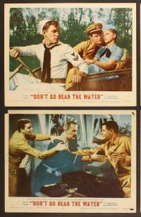 4m418 DON'T GO NEAR THE WATER 7 LCs '57 Glenn Ford, Gia Scala, Earl Holliman, Anne Francis!