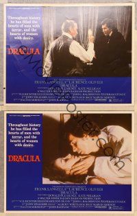 4m649 DRACULA 3 LCs '79 Laurence Olivier, Bram Stoker, vampire Frank Langella!