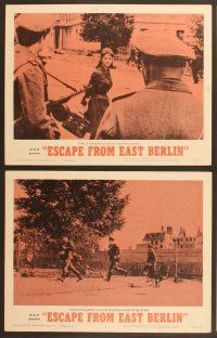 4m119 ESCAPE FROM EAST BERLIN 8 LCs '62 Robert Siodmak, escape from communist East Germany!