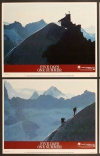4m130 FIVE DAYS ONE SUMMER 8 LCs '82 Sean Connery, Zinnemann, cool mountain climbing images!