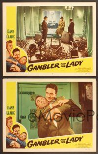 4m616 GAMBLER & THE LADY 4 LCs '52 Dane Clark, Naomi Chance, Meredith Edwards!