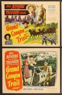 4m148 GRAND CANYON TRAIL 8 LCs '48 cowboy Roy Rogers & Trigger in Arizona!