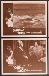 4m153 HAND OF DEATH 8 LCs R60s John Agar, great images of cheesy monster!