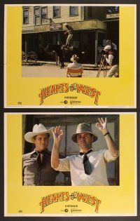 4m158 HEARTS OF THE WEST 8 LCs '75 Hollywood cowboy Jeff Bridges, Andy Griffith!