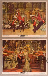 4m160 HELLO DOLLY 8 LCs '70 Barbra Streisand & Walter Matthau, cool images of musical numbers!