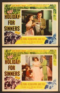 4m430 HOLIDAY FOR SINNERS 7 LCs '52 Gig Young, Keenan Wynn, Janice Rule!