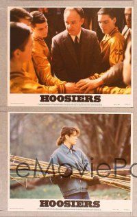 4m170 HOOSIERS 8 LCs '86 Indiana college sports, best basketball movie ever, great images!