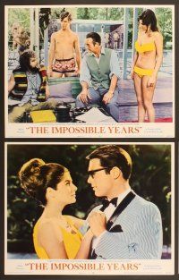 4m182 IMPOSSIBLE YEARS 8 LCs '68 David Niven, sexy Cristina Ferrare, undergrads vs. over-thirties!