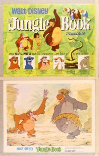 4m019 JUNGLE BOOK 9 LCs R78 Walt Disney cartoon classic, great images of all characters!