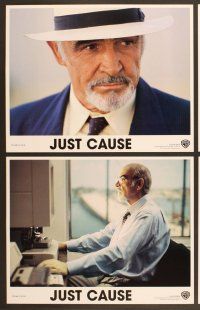 4m199 JUST CAUSE 8 int'l LCs '95 many great images of Sean Connery, Laurence Fishburne!