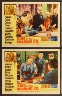 4m202 KING OF THE ROARING 20'S 8 LCs '61 poker, gambling & sexy Diana Dors, David Janssen!