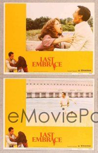 4m211 LAST EMBRACE 8 LCs '79 Roy Scheider & Janet Margolin, directed by Jonathan Demme!
