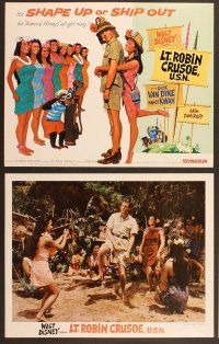 4m230 LT. ROBIN CRUSOE, U.S.N. 8 LCs R74 Disney, Dick Van Dyke & island babes!