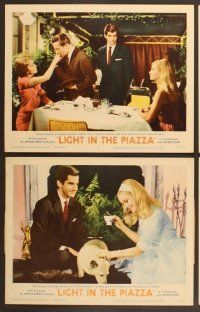 4m440 LIGHT IN THE PIAZZA 7 LCs '61 Olivia De Havilland, Yvette Mimieux, Rossano Brazzi, Hamilton!