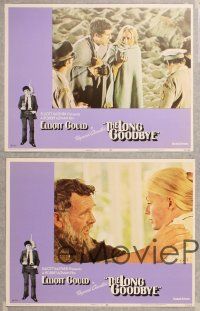 4m577 LONG GOODBYE 5 LCs '74 Elliott Gould as Philip Marlowe, Sterling Hayden, film noir!