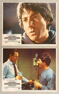 4m446 MARATHON MAN 7 LCs '76 cool images of Dustin Hoffman, John Schlesinger classic thriller!