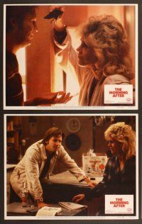 4m254 MORNING AFTER 8 LCs '86 Sidney Lumet, close-ups of Jane Fonda & Jeff Bridges!
